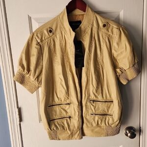 Therapy Mustard Outerwear with Zipper